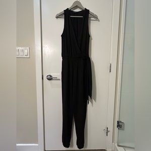 Black Vici Jumpsuit with pockets - Small